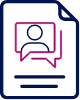Patient communication guide icon