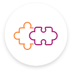 Puzzle pieces icon